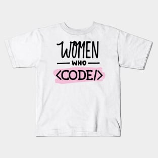 Women Who Code Kids T-Shirt